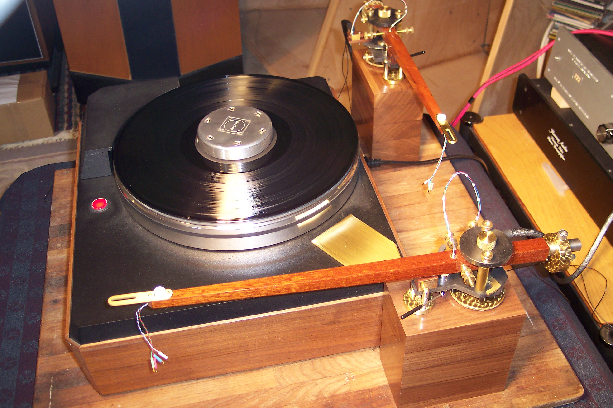 14" Woody and 12" Woody with Analog Engineering Empire Table